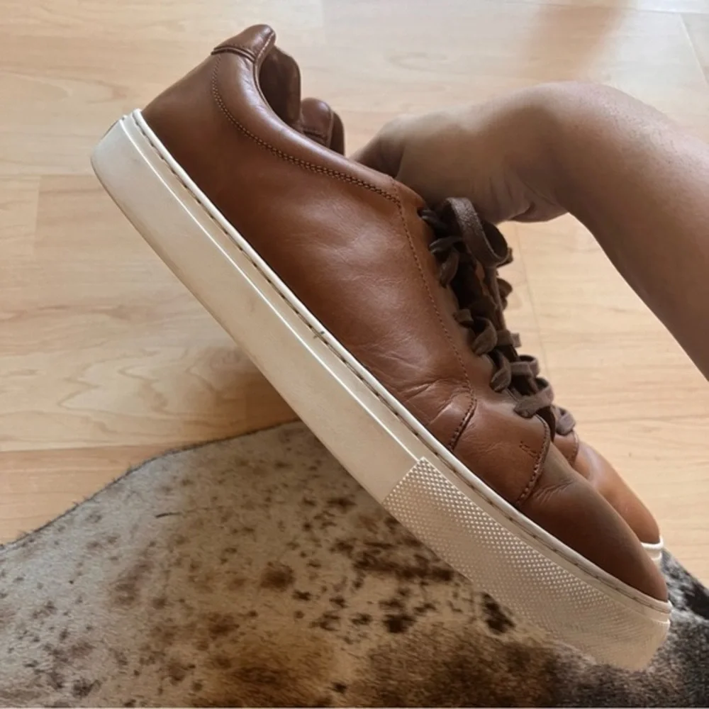 COLE‎ HAAN Brown Men's Grand Series Jensen Sneakers in British Tan Size 10.5